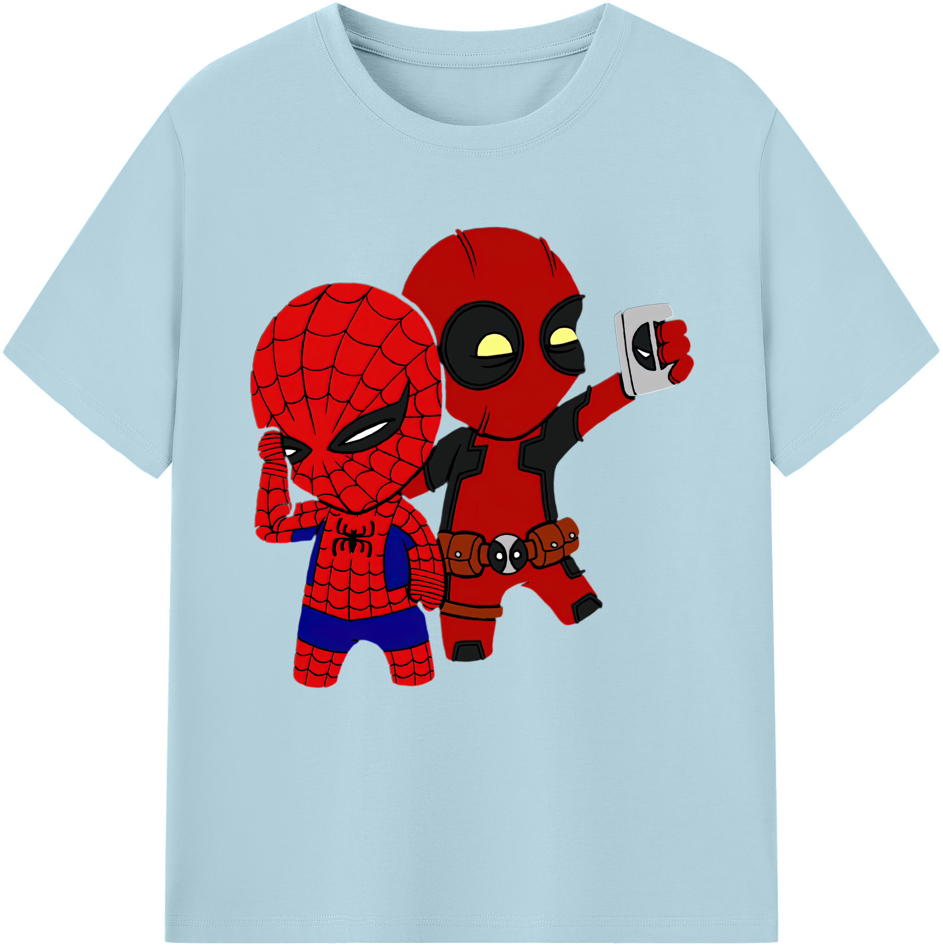 （画像用） Deadpool デッドプール 綿100％半袖Tシャツ（フロントプリント）